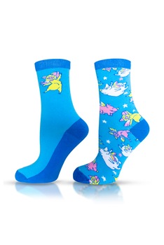 Sosete barbati Agiva Happy Foottopia, Imprimeu porc, Multicolor, 39-42, Albastru deschis / roz Sosete barbati Agiva Happy Foottopia, Imprimeu porc, Multicolor, 39-42, Albastru deschis / roz