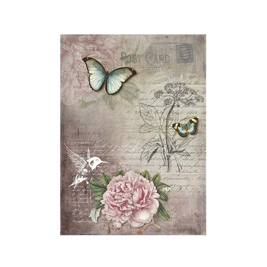 Hartie orez pentru decupaj 25-30 g/m2 A4 - fluturasi