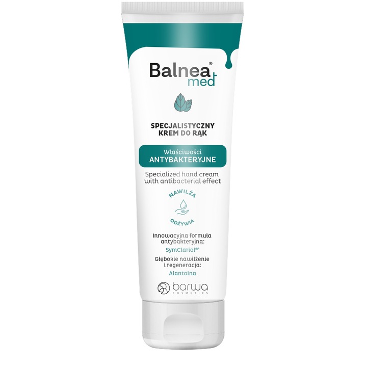 Antibakteriális kézkrém, Balnea Med, Barwa Cosmetics, 60 ml
