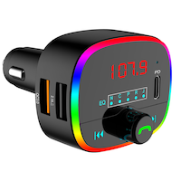 modulator fm auto loosafe fm50 led rgb microsd quickcharge 30 40w type c handsfree negru imagen 54_0_
0