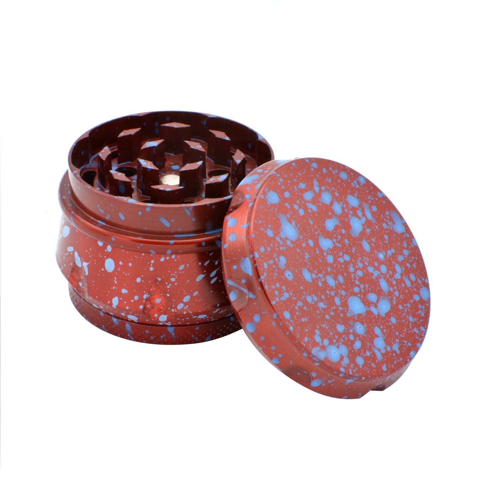 Grinder metal Jar Specks, Toro, 50 mm, Rosu