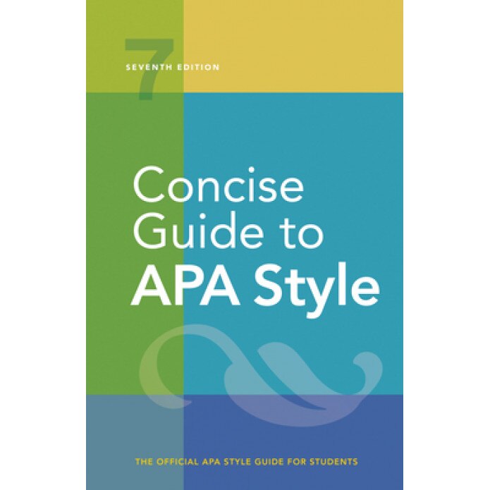 Concise Guide to APA Style: Seventh Edition (Newest, 2020 Copyright), American Psychological Association (Author)