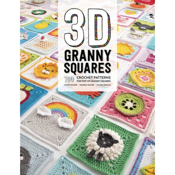 3d Granny Squares 100 Crochet Patterns For Pop Up Granny Squares Celine Semaan Author Emag Ro