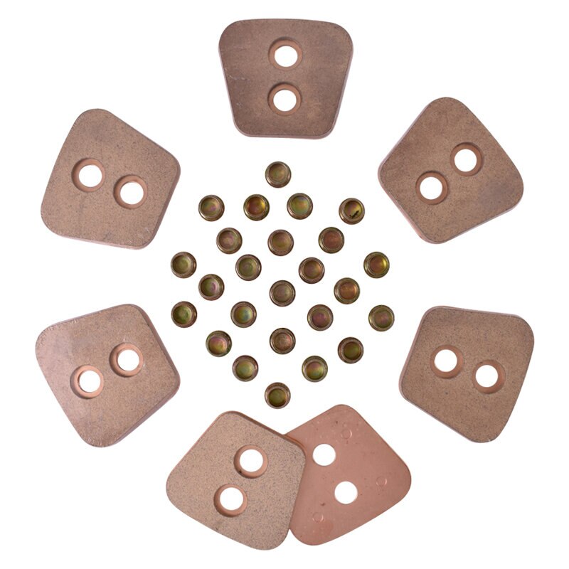 Set ferodouri disc ambreaj 4,8 mm 12 bucati cu nituri D1010 U-1010