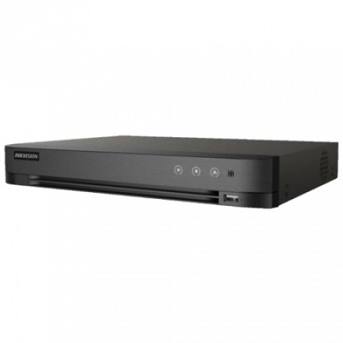 DVR 8 canale video 8MP, Analiza video, AUDIO HDTVI - HIKVISION iDS-7208HUHI-M1-S