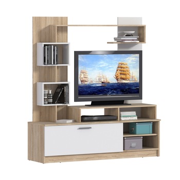 Set living Sani Intero 150/44/162 Stejar sonoma / Alb Set living Sani Intero 150/44/162 Stejar sonoma / Alb