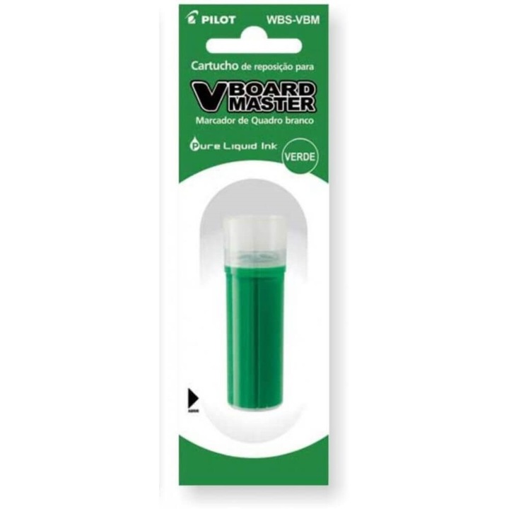 Rezerve Marker Pilot VBoard Tabla Magnetica, 12 Buc/Set, Verde