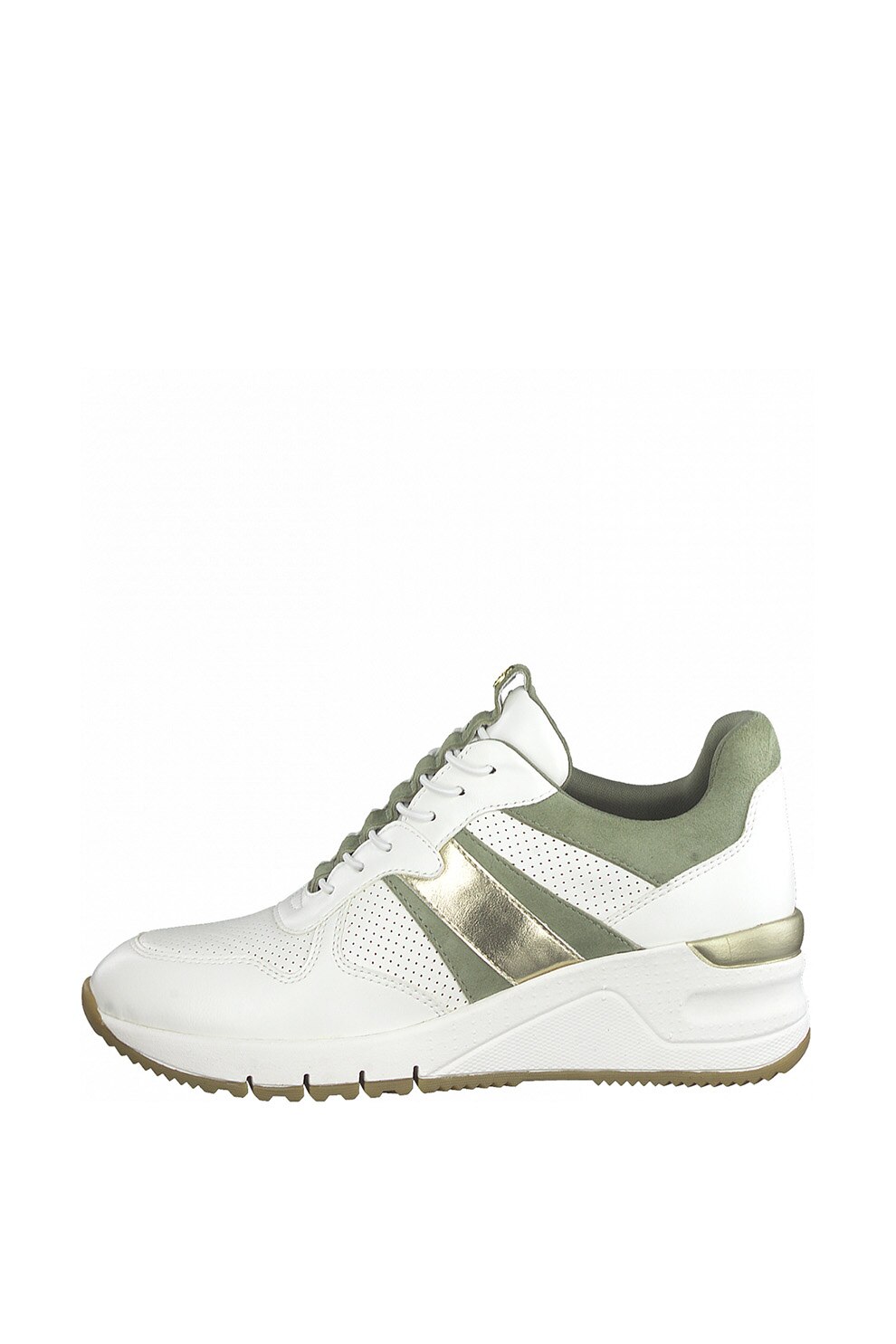 Tamaris, Pantofi sport cu insertii din piele intoarsa