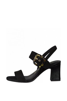 Tamaris, Sandale de piele intoarsa cu bareta pe glezna Tamaris, Sandale de piele intoarsa cu bareta pe glezna