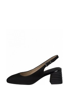 Tamaris, Pantofi slingback de piele intoarsa cu varf patrat Tamaris, Pantofi slingback de piele intoarsa cu varf patrat