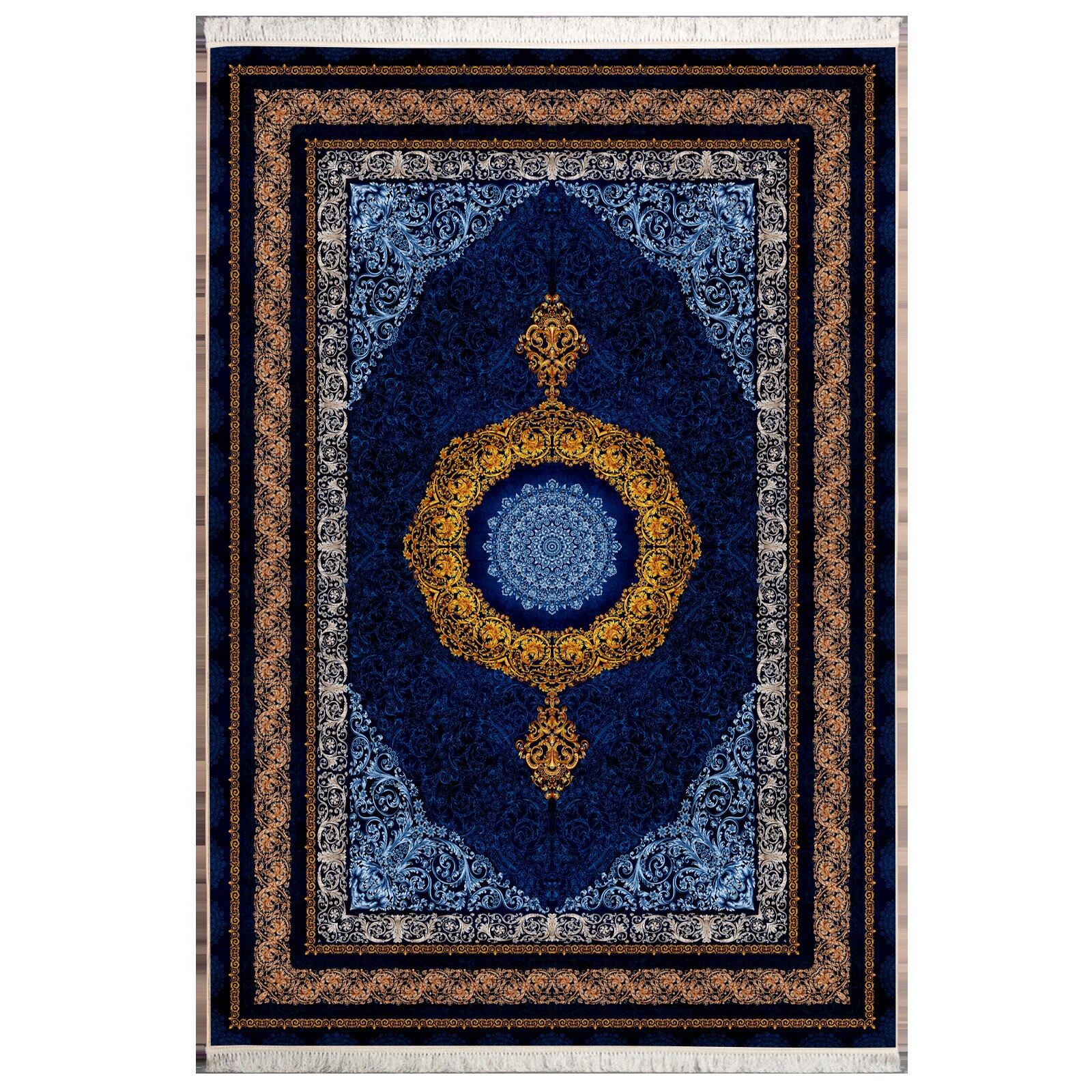 Covor EuCarpet 400405A2 Dimensiune 120x180 Albastru