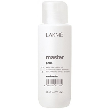 Masca permanent pentru par natural rezistent, Lakme Master Perm 0, 500ml Masca permanent pentru par natural rezistent, Lakme Master Perm 0, 500ml