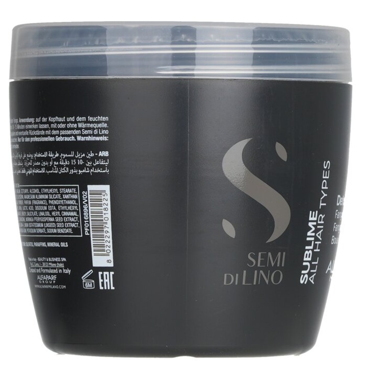 Tratament detoxifiant pentru par, cu namol, Alfaparf Sublime, 500ml