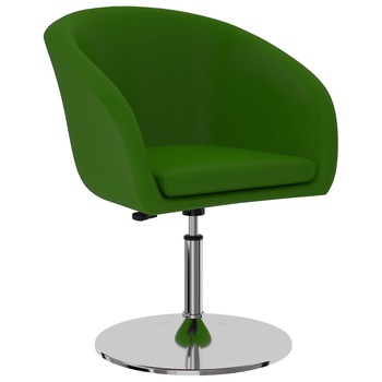 Scaun pivotant de bucatarie, vidaXL, Piele ecologica, 61 x 58 x (67-77) cm, Verde Scaun pivotant de bucatarie, vidaXL, Piele ecologica, 61 x 58 x (67-77) cm, Verde
