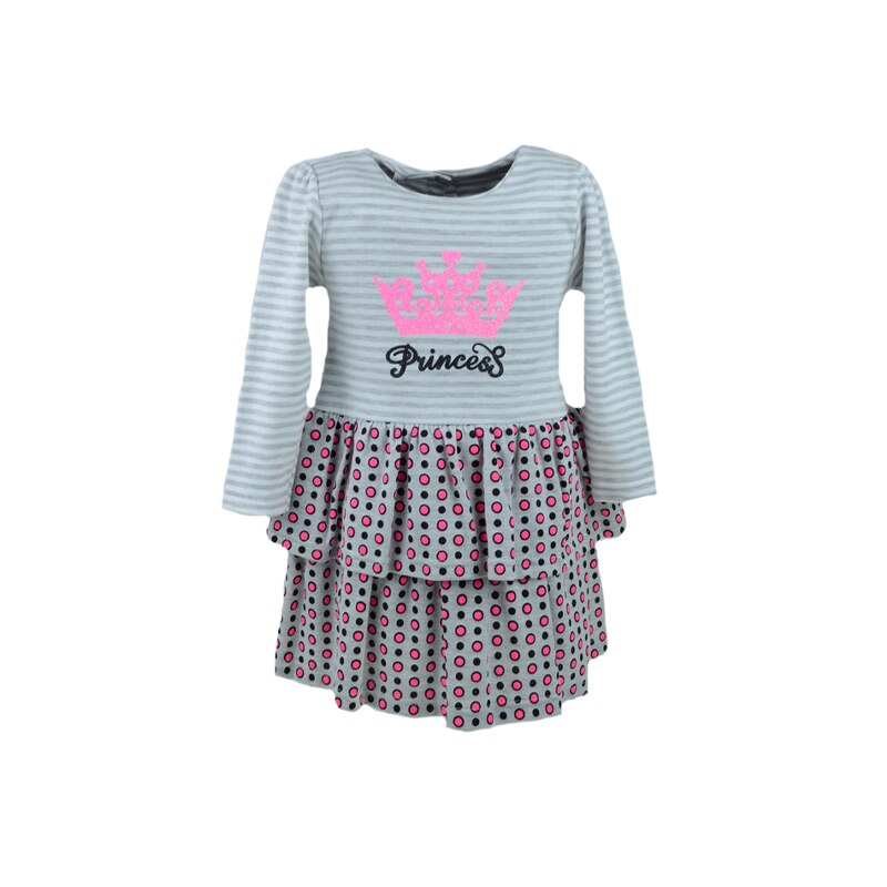 Rochie pentru fete Koala 65GR, Gri, 86 cm