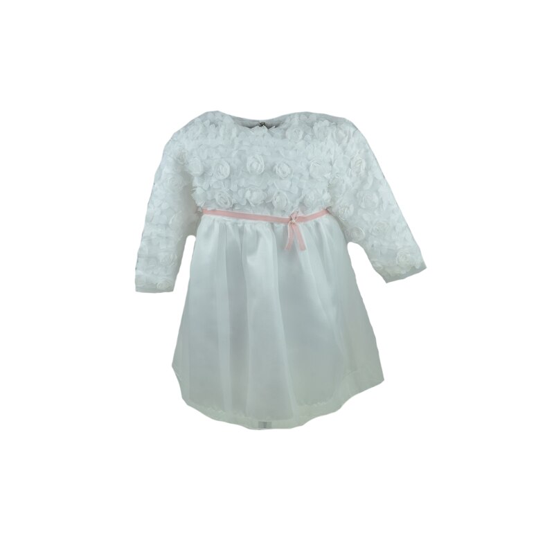 Rochita pentru fete Mini Junior 125-AB, Alb, 86 cm