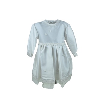 Rochita pentru fete Mini Junior 110-AB, Alb, 74 cm Rochita pentru fete Mini Junior 110-AB, Alb, 74 cm
