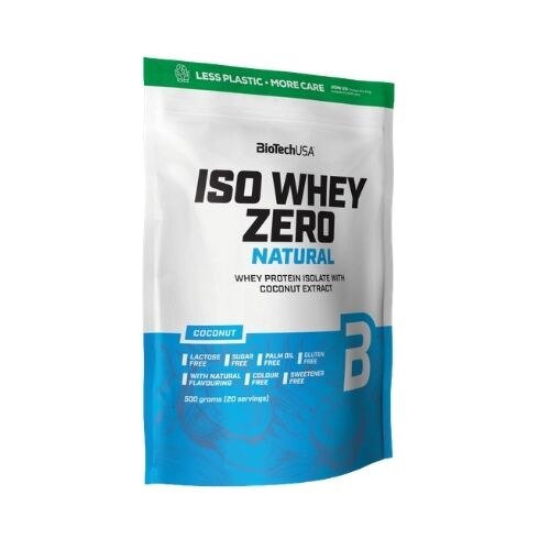 Supliment nutritiv Biotech USA, Iso Whey Zero Free Lactose WPI, Izolat proteic din zer, 500 g