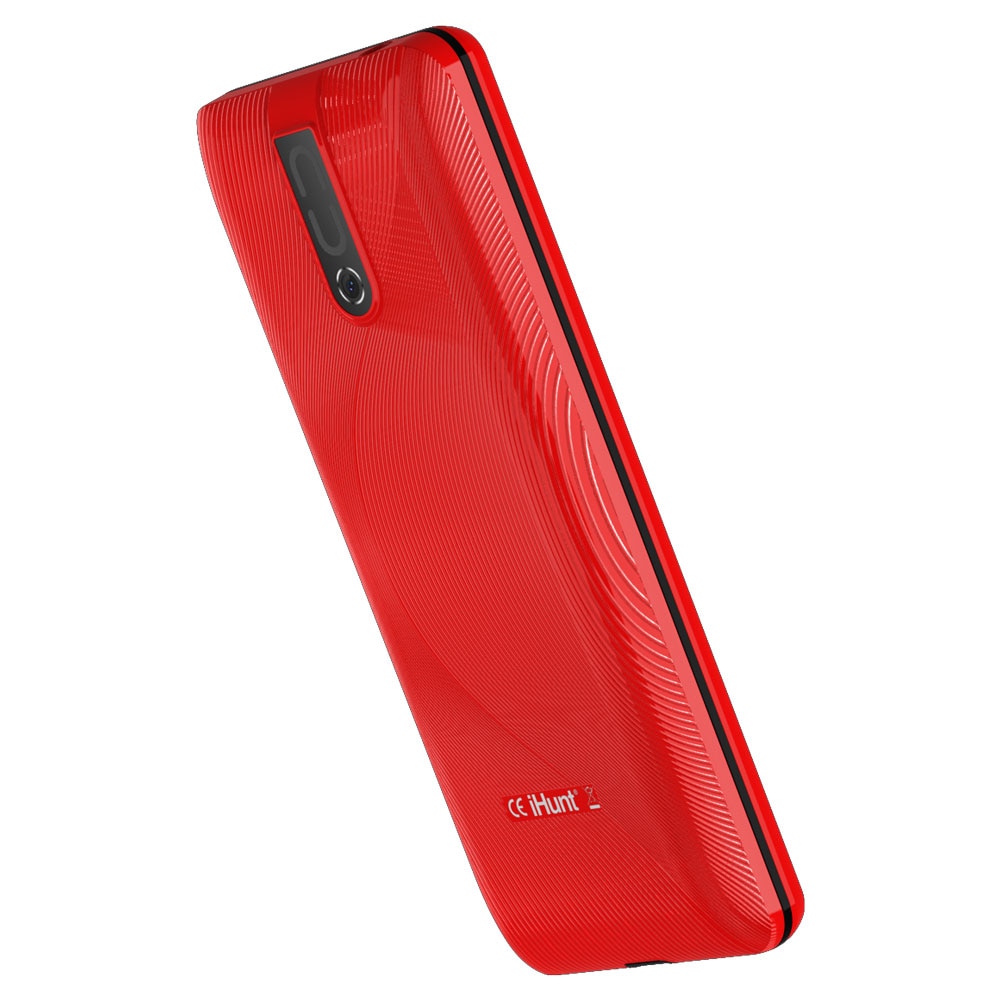 Telefon mobil iHunt i7 4G 2021, Dual SIM, 128MB, 64MB RAM, 4G, Red