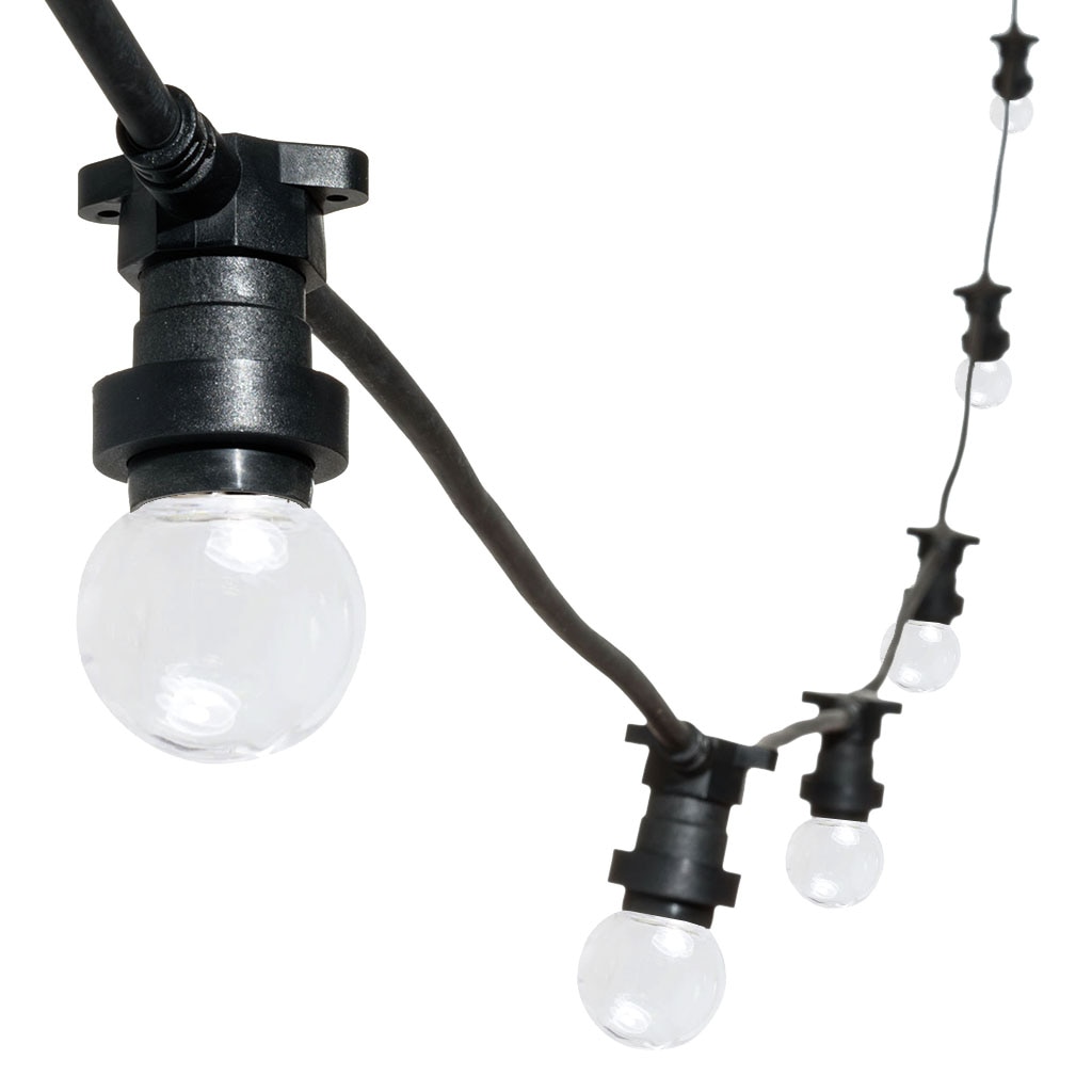 Ghirlanda luminoasa 10 m. cu 20 becuri Clare LED 1W E27 interconectabila