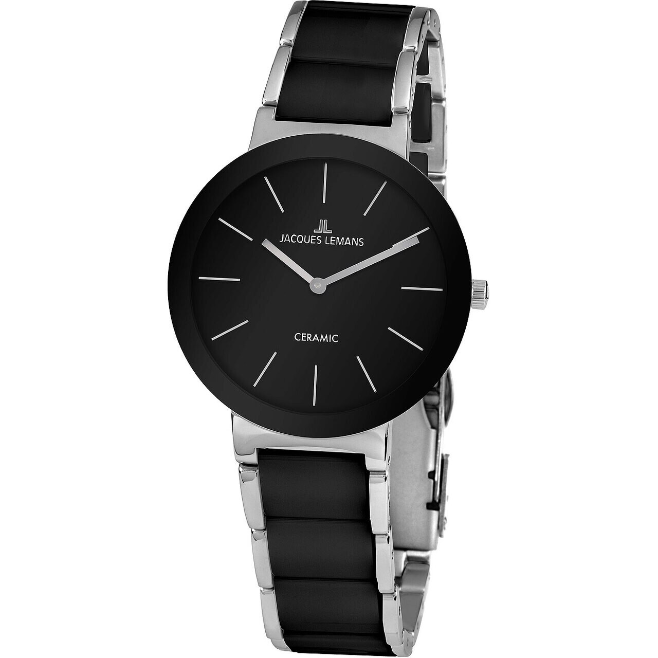 Ceas barbatesc Jacques Lemans 42-8A, Quartz, 40mm, 10ATM, Argintiu