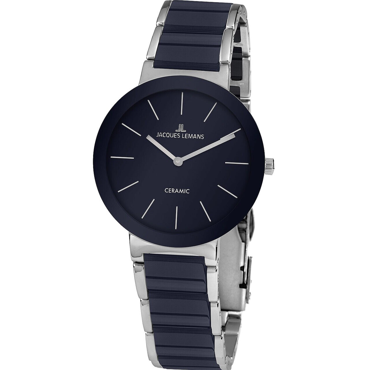 Ceas barbatesc Jacques Lemans 42-8H, Quartz, 40mm, 10ATM, Argintiu