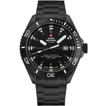 Ceas barbatesc Swiss Military SM34080.03, Quartz, 44mm, 20ATM, Negru Ceas barbatesc Swiss Military SM34080.03, Quartz, 44mm, 20ATM, Negru