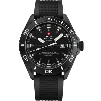 Ceas barbatesc Swiss Military SM34080.06, Quartz, 44mm, 20ATM, Negru Ceas barbatesc Swiss Military SM34080.06, Quartz, 44mm, 20ATM, Negru