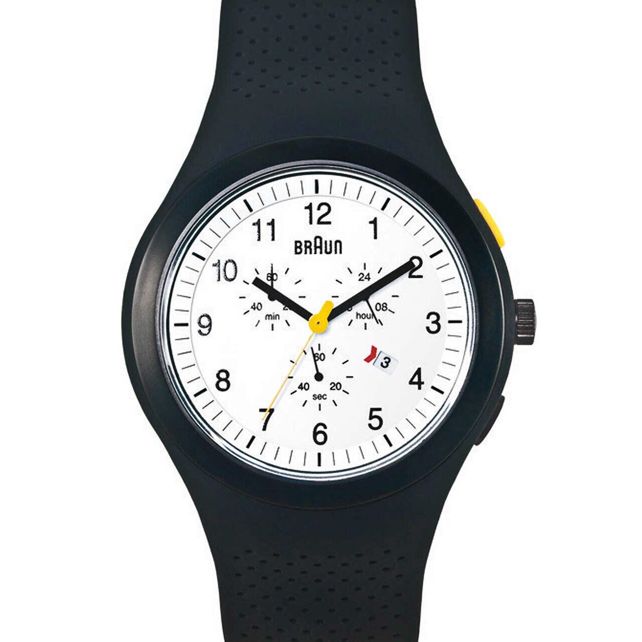 Ceas barbatesc Braun BN0115WHBKB, Quartz, 46mm, 5ATM, Negru