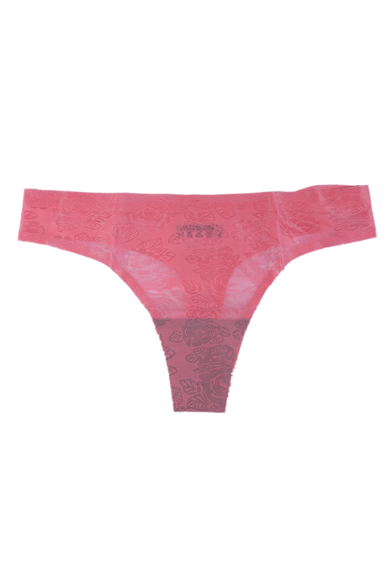 Chiloti tanga, nylon, S-M INTL, Roz, S-M