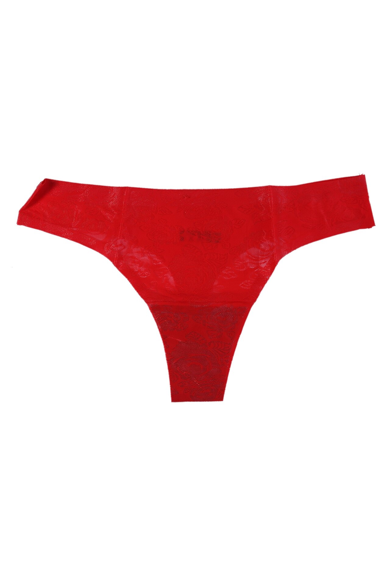 Chiloti tanga, nylon, S-M INTL, Rosu, S-M