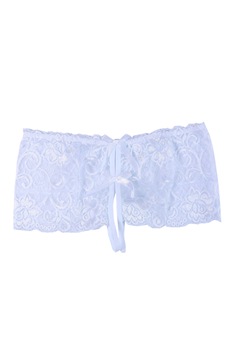 Chiloti boxeri dama, dantela, S-M INTL, Alb, S-M Chiloti boxeri dama, dantela, S-M INTL, Alb, S-M