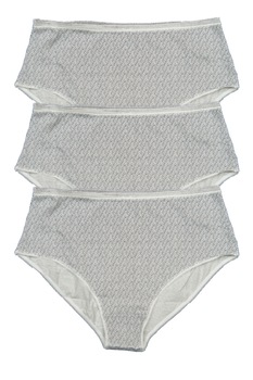 Set trei chiloti clasici cu talie inalta dama Serena, multicolor, model HCF 02, Multicolor Set trei chiloti clasici cu talie inalta dama Serena, multicolor, model HCF 02, Multicolor
