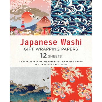 Japanese Washi Gift Wrapping Papers: 12 Sheets of High-Quality 18 X 24 Inch Wrapping Paper, Tuttle Publishing (Editor) Japanese Washi Gift Wrapping Papers: 12 Sheets of High-Quality 18 X 24 Inch Wrapping Paper, Tuttle Publishing (Editor)