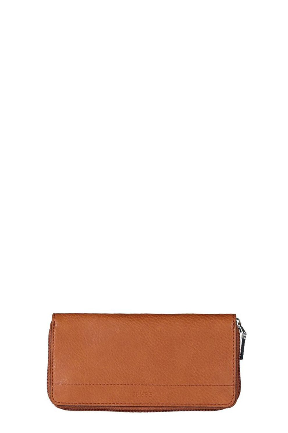 Esprit, Portofel de piele ecologica cu aspect texturat, Ocru