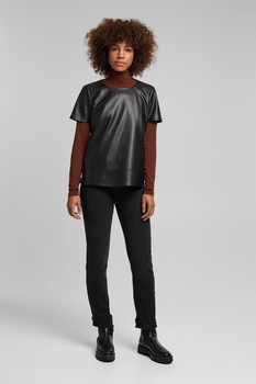 Esprit, Blugi slim fit, Negru, W25-L30 Esprit, Blugi slim fit, Negru, W25-L30