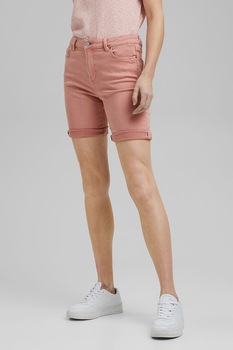 Esprit, Pantaloni scurti slim-fit de denim, Roz pastel Esprit, Pantaloni scurti slim-fit de denim, Roz pastel