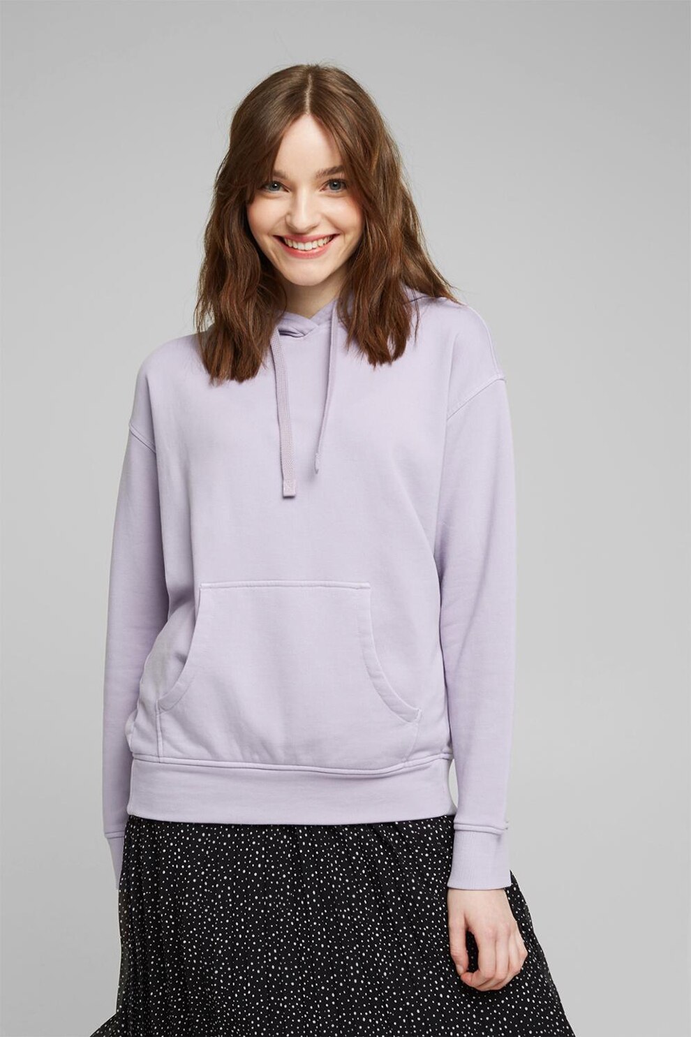 EDC by Esprit, Hanorac lejer din amestec de bumbac organic, Lila