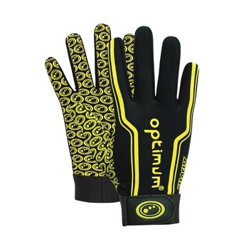 Manusi Rugby, Optimum Velocity, Negru/Galben, S Manusi Rugby, Optimum Velocity, Negru/Galben, S