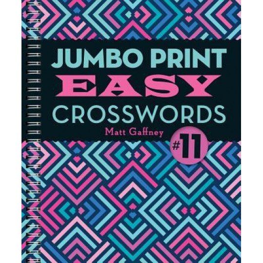 Jumbo Print Easy Crosswords #11, Matt Gaffney (Author)