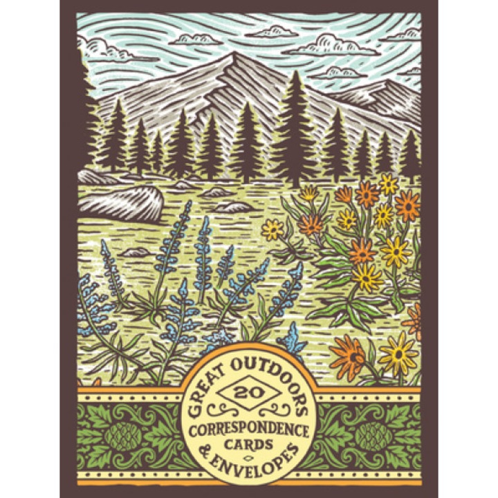 Great Outdoors Correspondence Cards: (flat Cards of Natural Landscapes, Illustrated Blank Stationery That Celebrates Nature), Travis Pietsch (Illustrator)