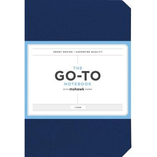 Go-To Notebook with Mohawk Paper, Midnight Blue Lined, Chronicle Books (Author)