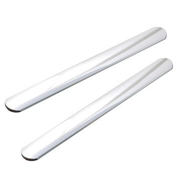 Set 2 protectii auto pentru usi Hypersonic, Adeziv 3M, 17x2 cm, Platina Set 2 protectii auto pentru usi Hypersonic, Adeziv 3M, 17x2 cm, Platina