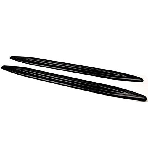 Set 2 protectii auto pentru usi Hypersonic, Adeziv 3M, 35x3x0,8 cm, Negru