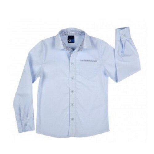 Camasa eleganta cu maneca lunga pentru baieti GT GT-5497AL, Albastru, 128 cm