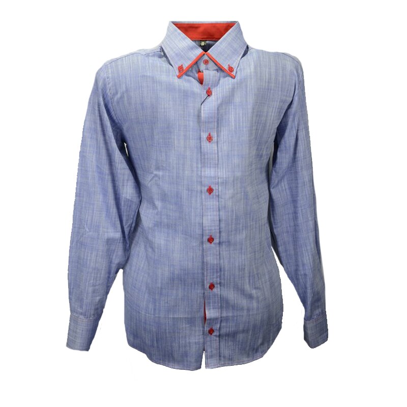 Camasa cu maneca lunga pentru baieti Jankes KSL-3C, Albastru, 158 cm