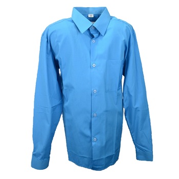 Camasa cu maneca lunga pentru baieti Mini Junior KSL-22C, Albastru, 152 cm Camasa cu maneca lunga pentru baieti Mini Junior KSL-22C, Albastru, 152 cm