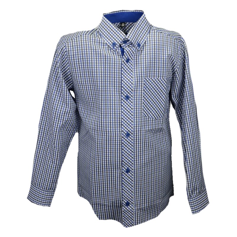 Camasa cu maneca lunga pentru baieti Jankes, Albastru