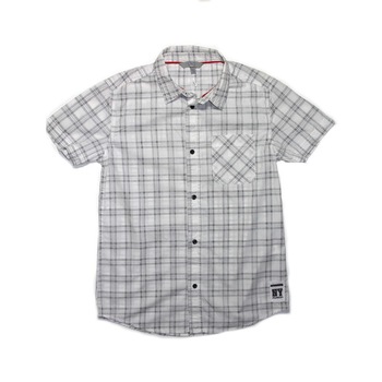 Camasa baieti, OVS, carouri, 10-11 ani, alb-gri Camasa baieti, OVS, carouri, 10-11 ani, alb-gri