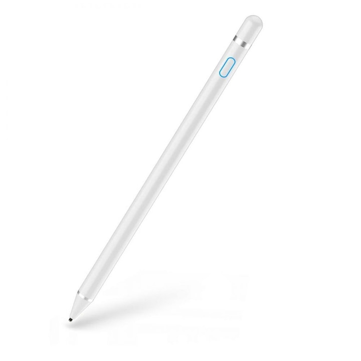 Писалка стилус fixGuard Premium Active Stylus Pen за таблет и телефон, White